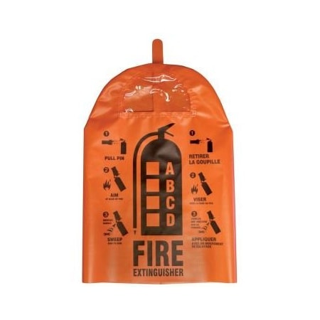 Accuform BILINGUAL FIRE EXTINGUISHER TAGSCOVERS FBPCF468 FBPCF468